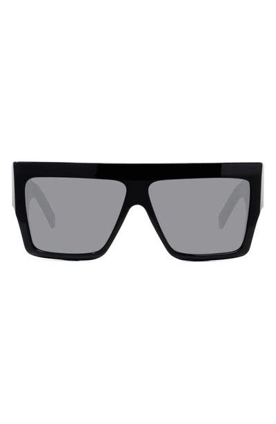 celine unisex flat top square sunglasses 57mm|CELINE Polarized Flat Top Square Sunglasses, 57mm.